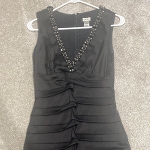 Black evening dress